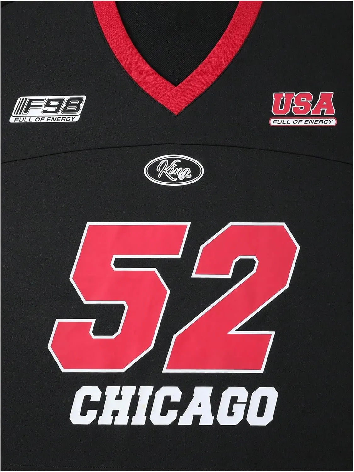 Men's Number Graphic Jersey Shirts Y2K Graphic Short Sleeve Streetwear Tee Shirt Top