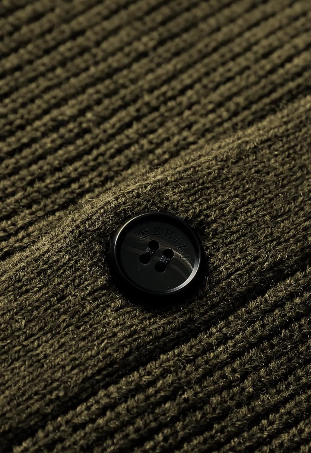 Men's Shawl Collar Cardigan Sweater Button Slim fit Wired Knitted Merino Wool Sweater