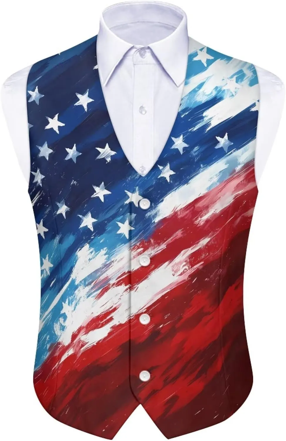 Men's Suit Vests Casual Formal Dress Vest Business Slim Fit Waistcoat Vest for Suits Tuxedo with Back Strap S-4XL