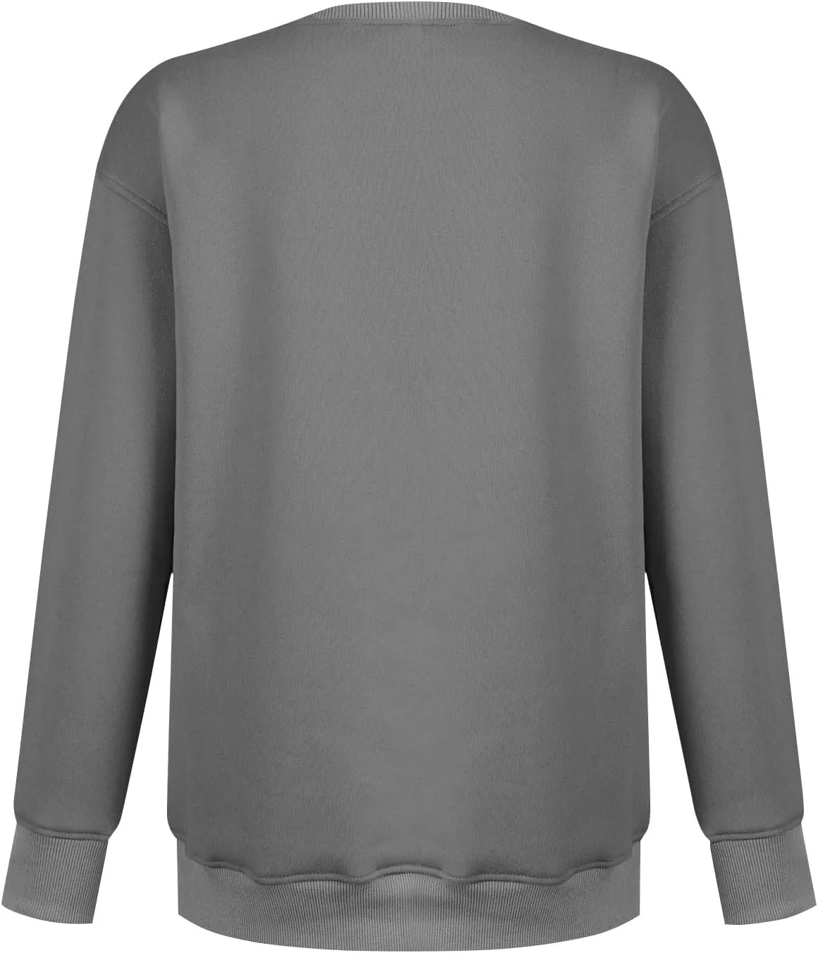 midelxp Crewneck Sweatshirts for Women Cute Long Sleeve Fleece Pullover Tops Casual Loose Fit Y2k Hoodie Fall Clothes 2024