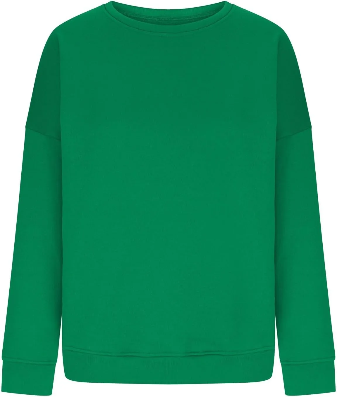 midelxp Oversized Crewneck Sweatshirt Women Loose Fit Long Sleeve Fleece Pullover Y2k Tops Fall Casual Preppy Clothes 2024