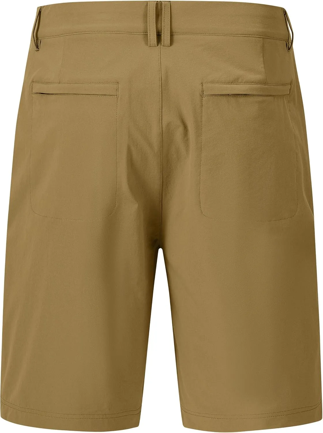 MoFiz Men's Athletic Shorts Slim Stretch 9" Golf Shorts Lightweight Hiking Summer Shorts Active Waistband