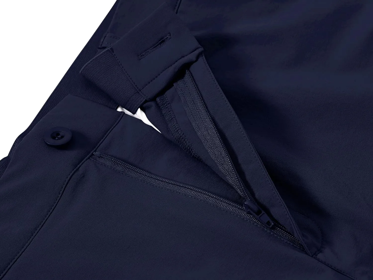 MoFiz Men's Athletic Shorts Slim Stretch 9" Golf Shorts Lightweight Hiking Summer Shorts Active Waistband