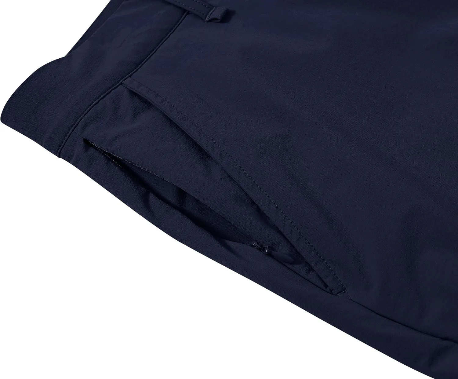 MoFiz Men's Athletic Shorts Slim Stretch 9" Golf Shorts Lightweight Hiking Summer Shorts Active Waistband