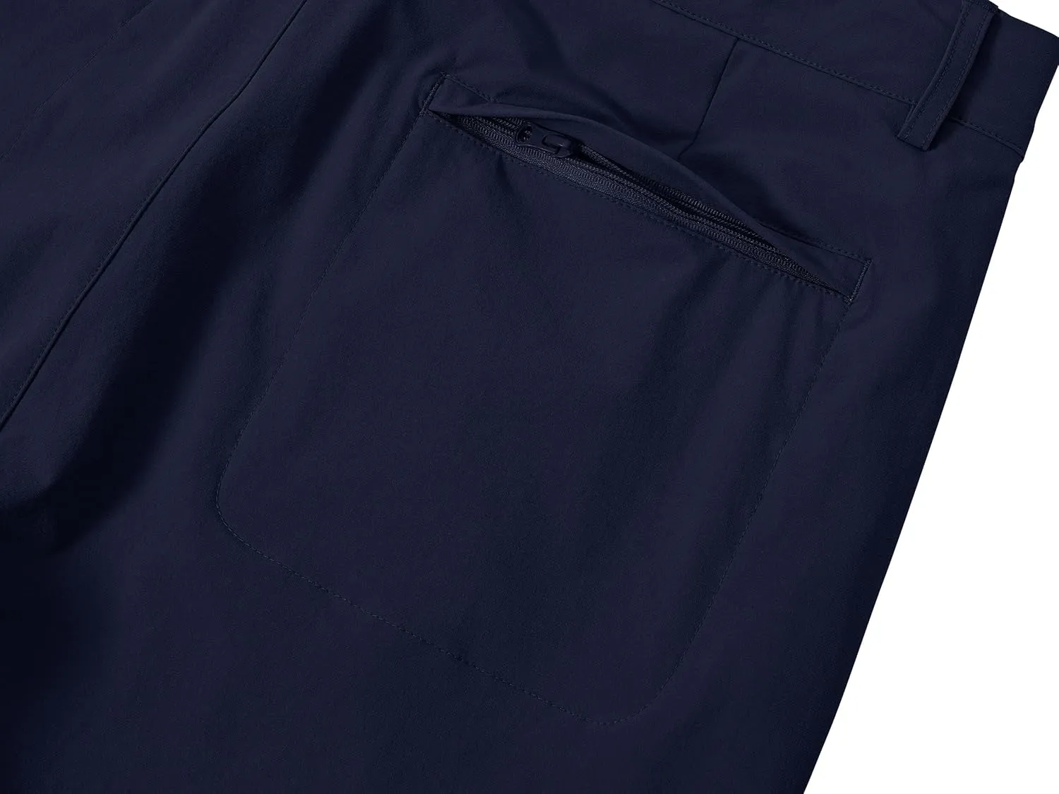MoFiz Men's Athletic Shorts Slim Stretch 9" Golf Shorts Lightweight Hiking Summer Shorts Active Waistband