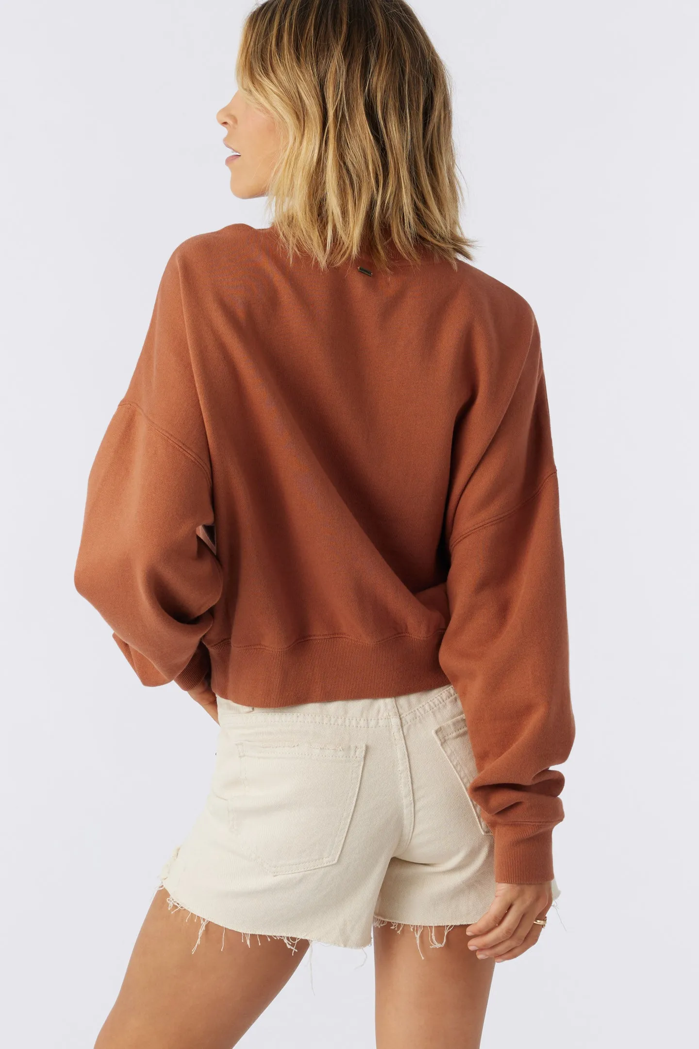 MOMENT CROP PULLOVER FLEECE