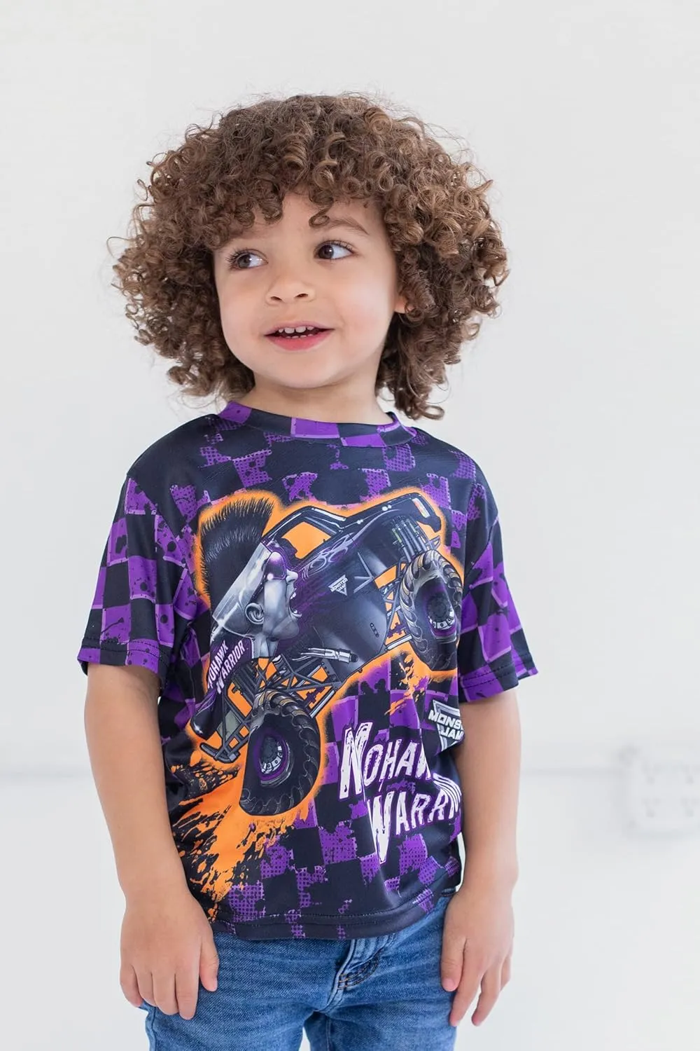 Monster Jam 3 Pack T-Shirts Toddler to Big Kid Grave Digger El Toro Loco Megalodon