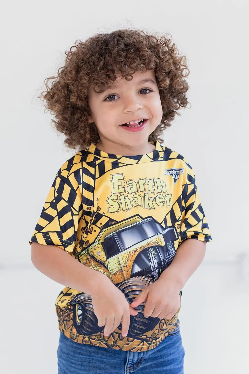 Monster Jam 3 Pack T-Shirts Toddler to Big Kid Grave Digger El Toro Loco Megalodon