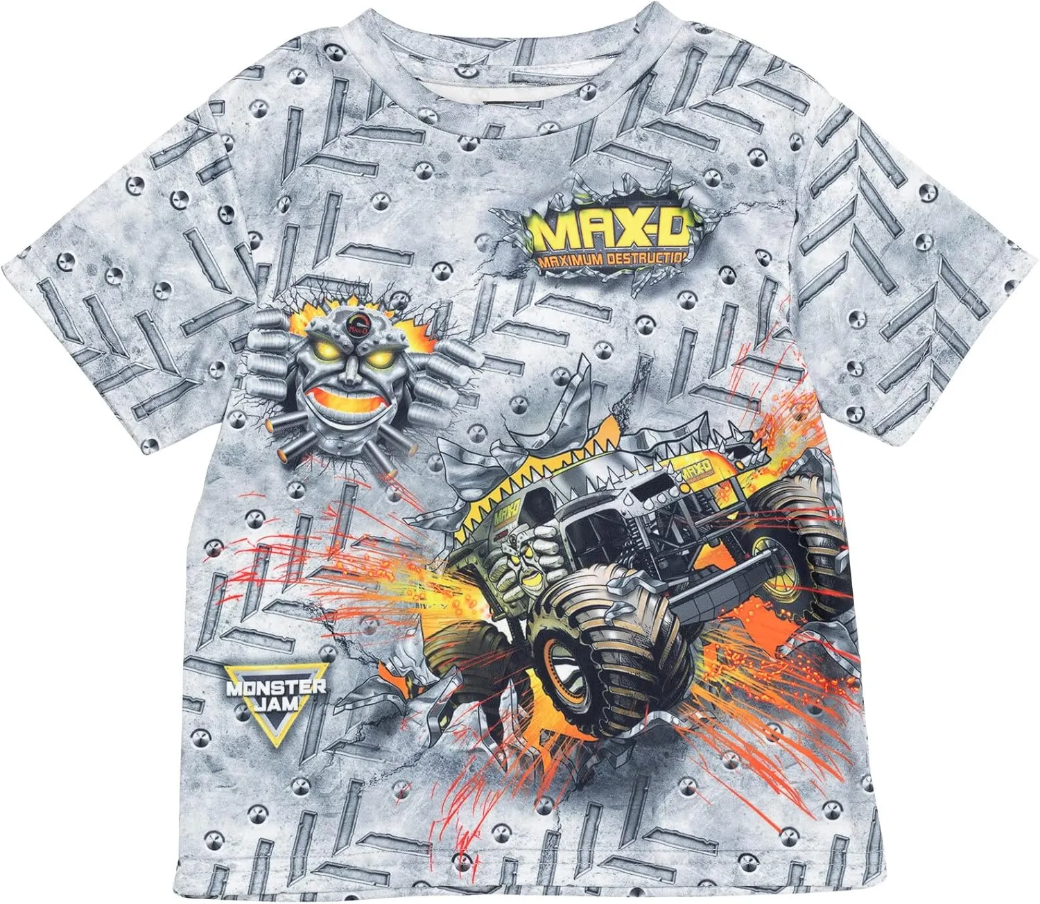 Monster Jam 3 Pack T-Shirts Toddler to Big Kid Grave Digger El Toro Loco Megalodon