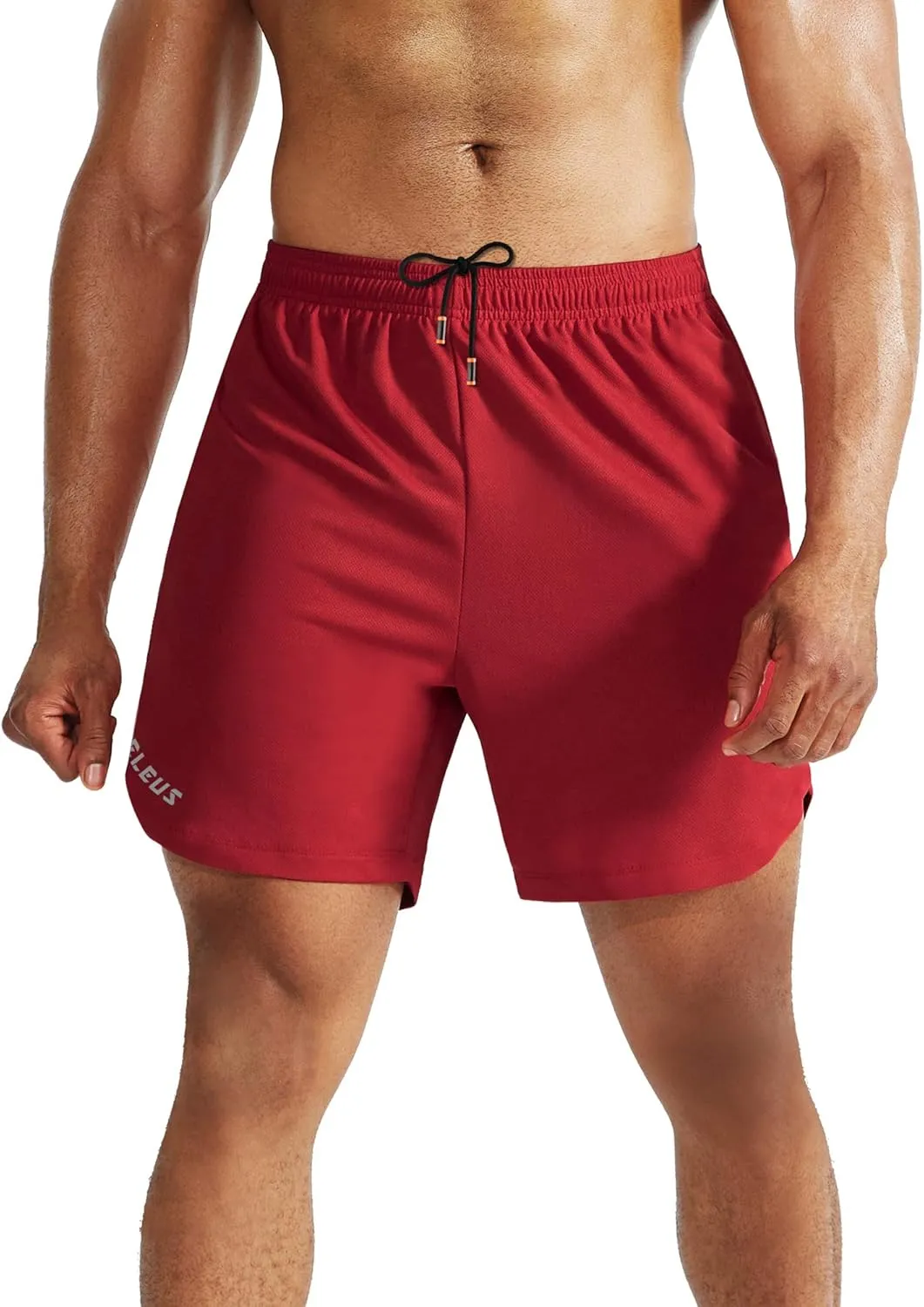 NELEUS Men's 2 in 1 Running Shorts with Liner,Dry Fit Workout Shorts with Pockets