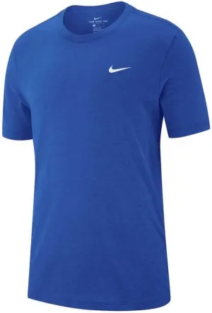 Nike Men's Dry Tee Drifit Cotton Crew Solid, Game Royal/White, XX-Large