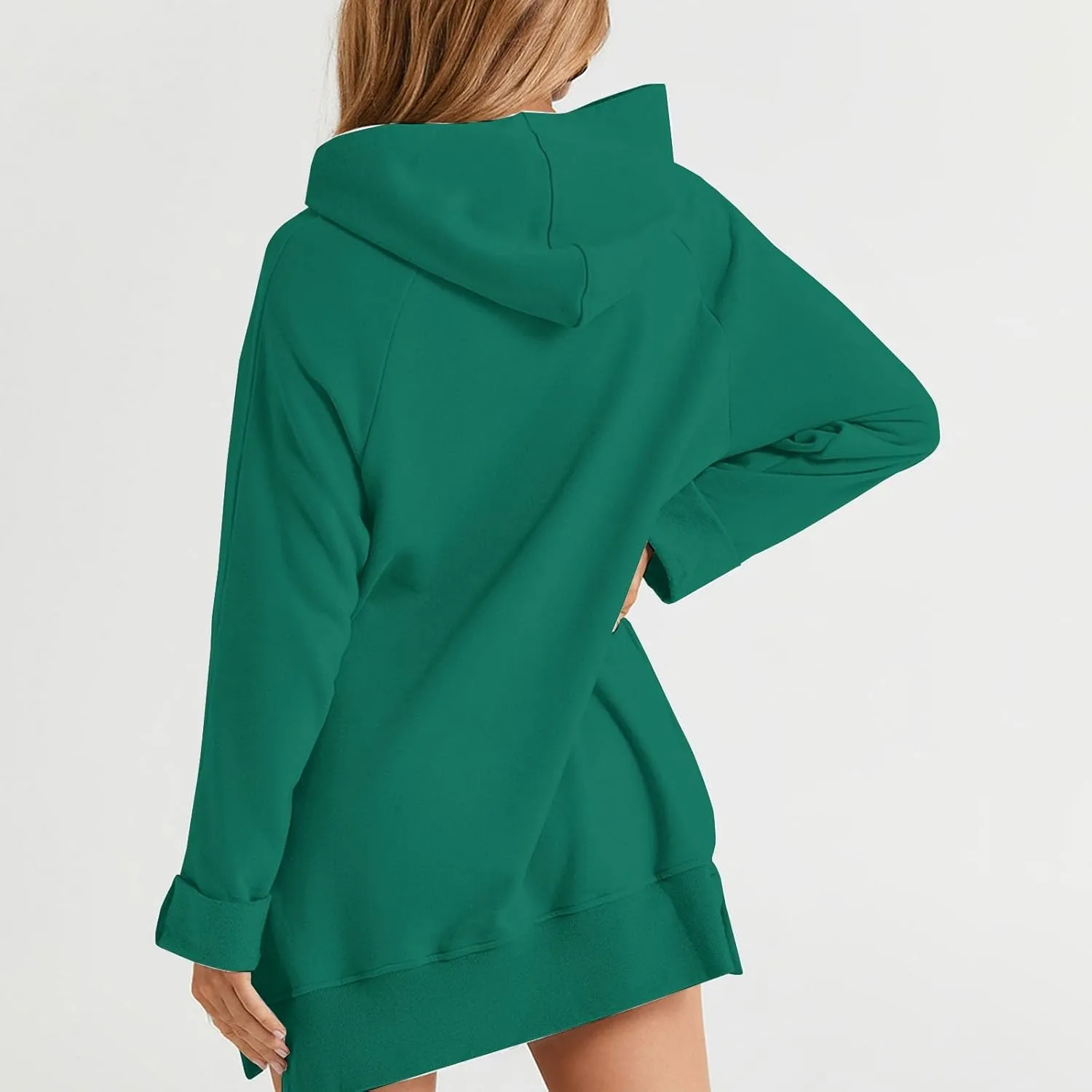 Oversized Hoodie Dress for Womens Hoodies Pullover Long Sleeve Hoodies with Pocket 2024 Fall Trendy Clothe