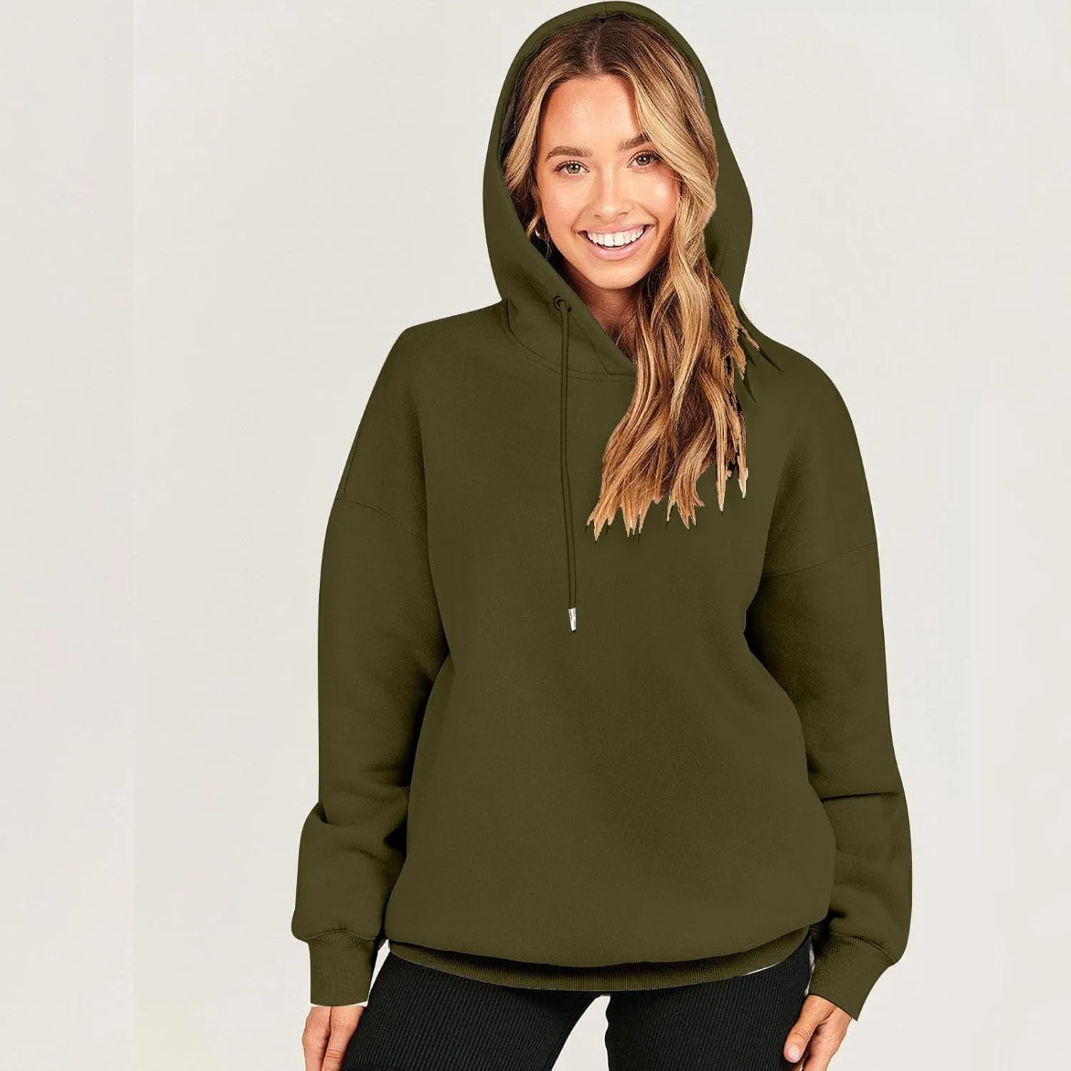 Oversized Hoodie For Women Fall 2023 Trendy y2k Hoodies Long Sleeve Hooded Drawstring Pullover Sweatshirts