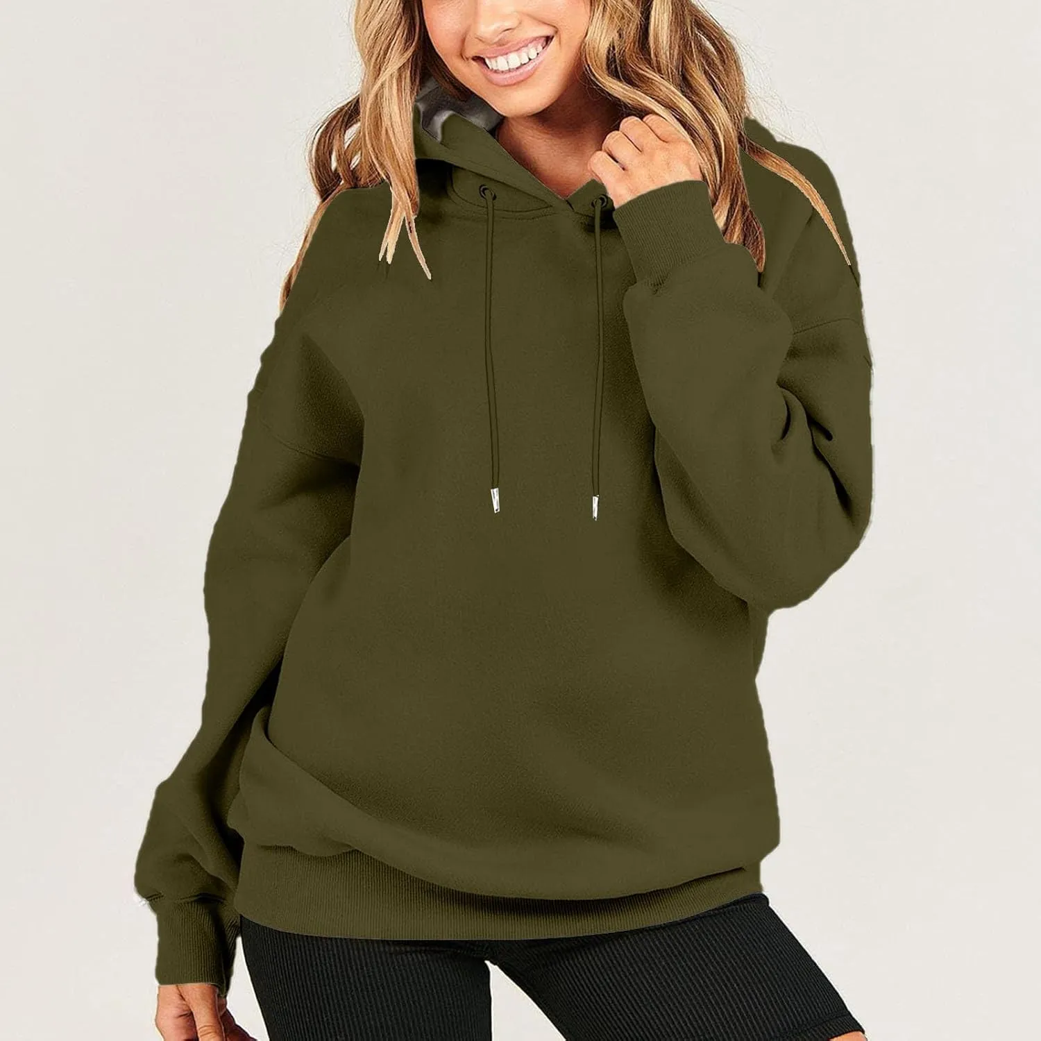 Oversized Hoodie For Women Fall 2023 Trendy y2k Hoodies Long Sleeve Hooded Drawstring Pullover Sweatshirts