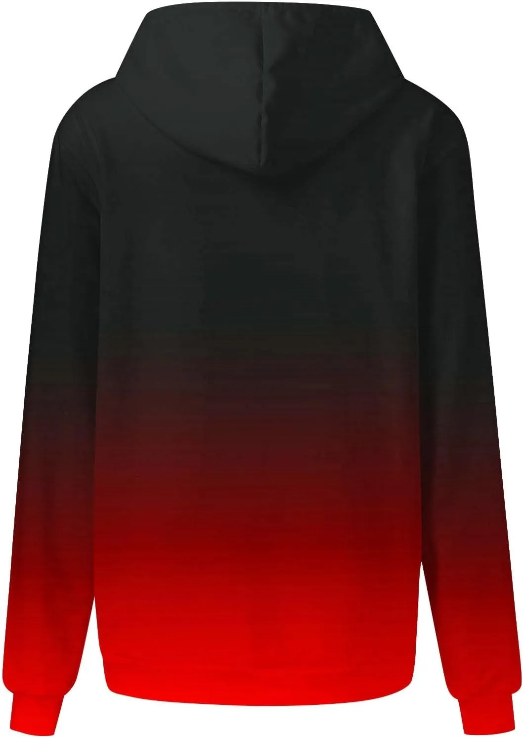 Oversized Hoodies For Women 2024 Trendy Gradient Color Long Sleeve Hooded Sweatshirt Loose Fall Pullover Hoodie
