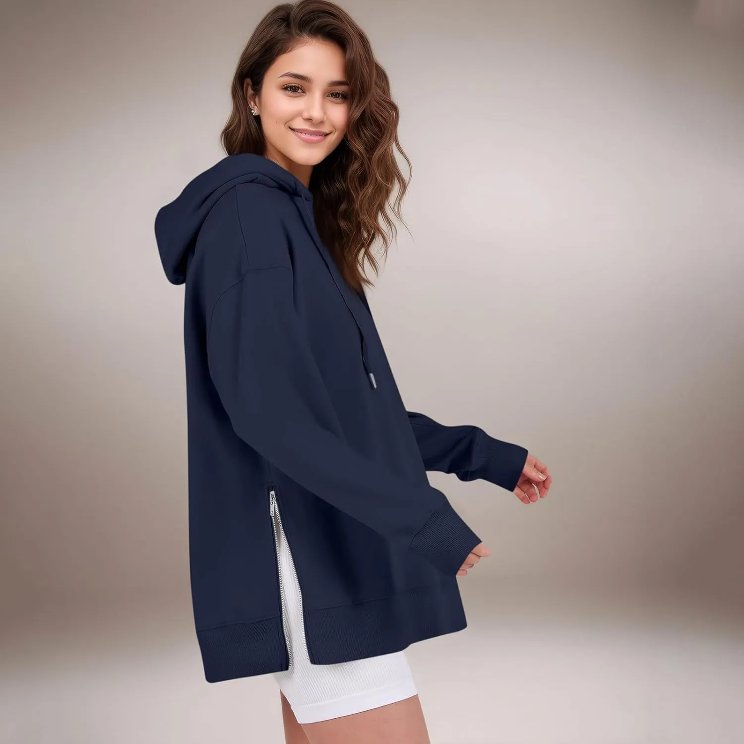 Oversized Hoodies for Women Pullover Fleece Lined Hooded Sweatshirt Teen Girls Cute Fall Sweaters Outfits