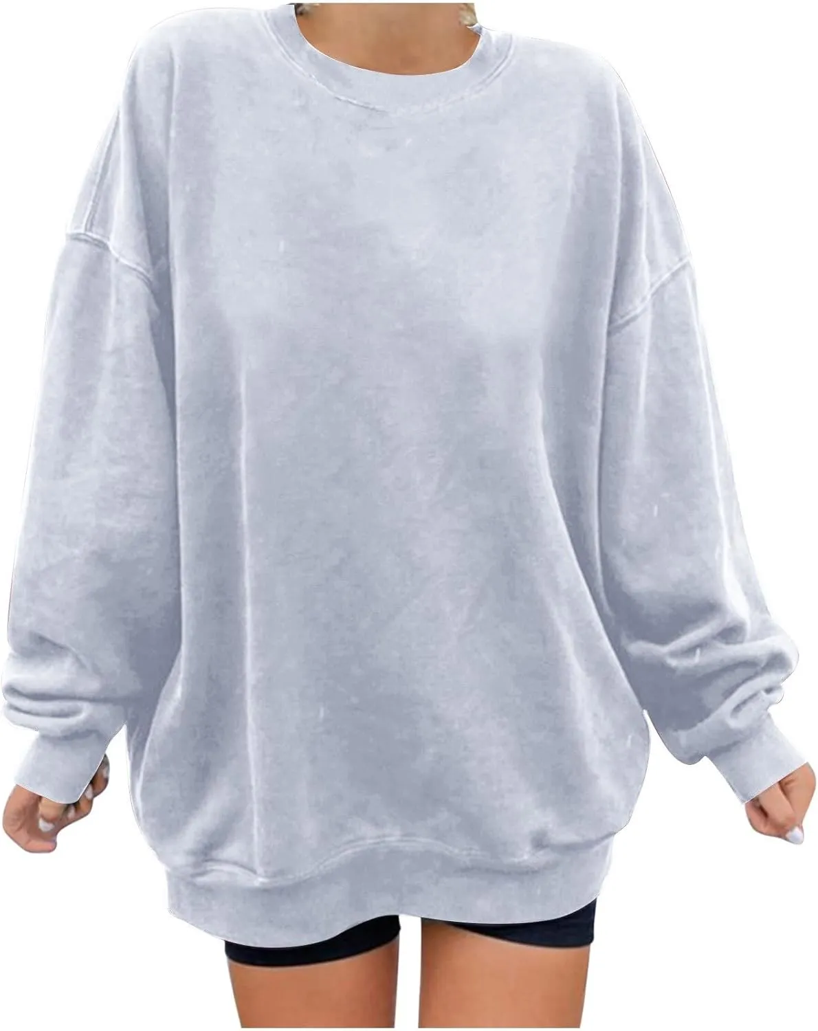 Oversized Long Sleeve Crewneck Sweatshirts For Teen Girls Fall Fashion Womens Pullover Tops Casual Loose y2k Clothes