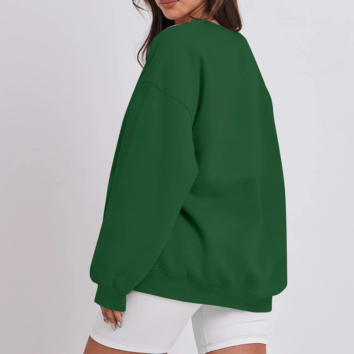 Oversized Sweatshirt for Women Y2K Crewneck Pullover Hoodie Lightweight Sweaters Fall Fashion for Women 2024