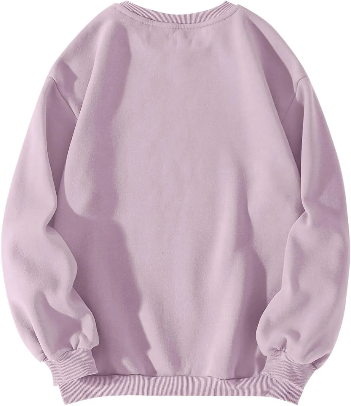 Pink Bow Sweatshirt Oversized Crewneck Sweatshirt Fall Pullover Sweatshirt Long Sleeve Bow Print Sweater Y2k Tops