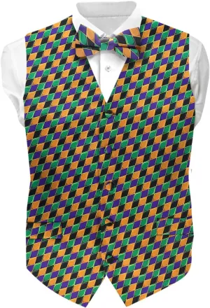 Premium Celebration Suit Vest for Men 2PC Set - Vest & Bow Tie