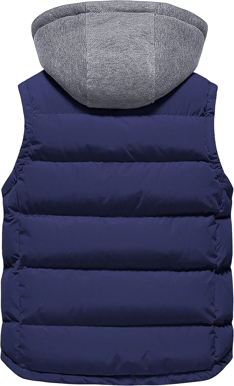 Pursky Girl's and Boy's Warm Puffer Vest Coat Water Resistant Sleeveless Jacket With Detachable Hood for 6-14Y
