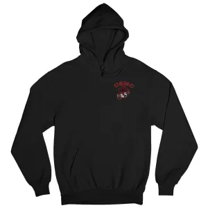 Red USMC EGA Embroidered Hoodie