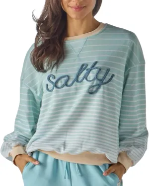 Simply Southern French Terry Crew Neck Sweater