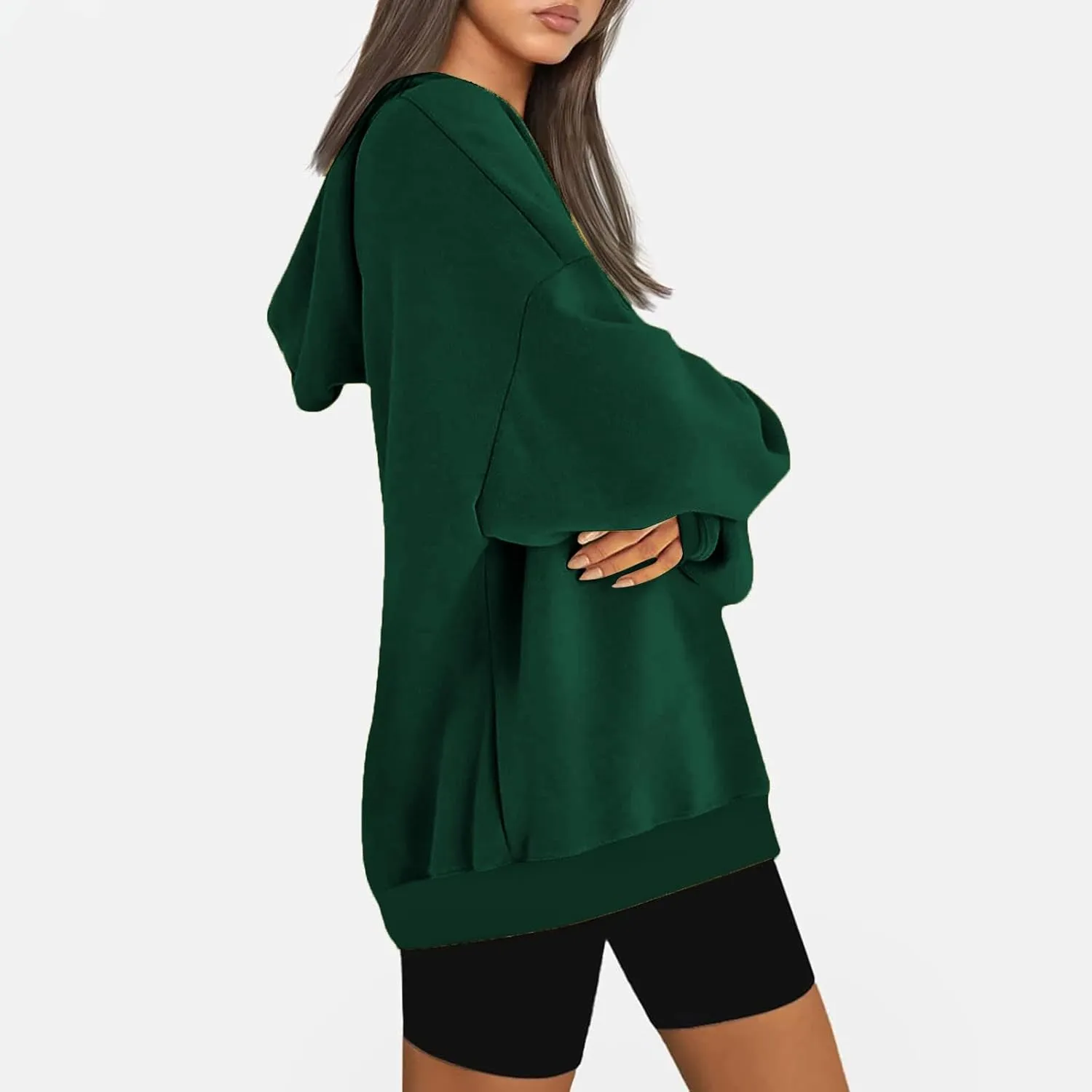 SMIDOW Womens Oversized Hoodies Sweatshirts Fleece Hooded Pullover Tops Sweaters Casual Fall Fashion Outfits 2023 y2k Clothes