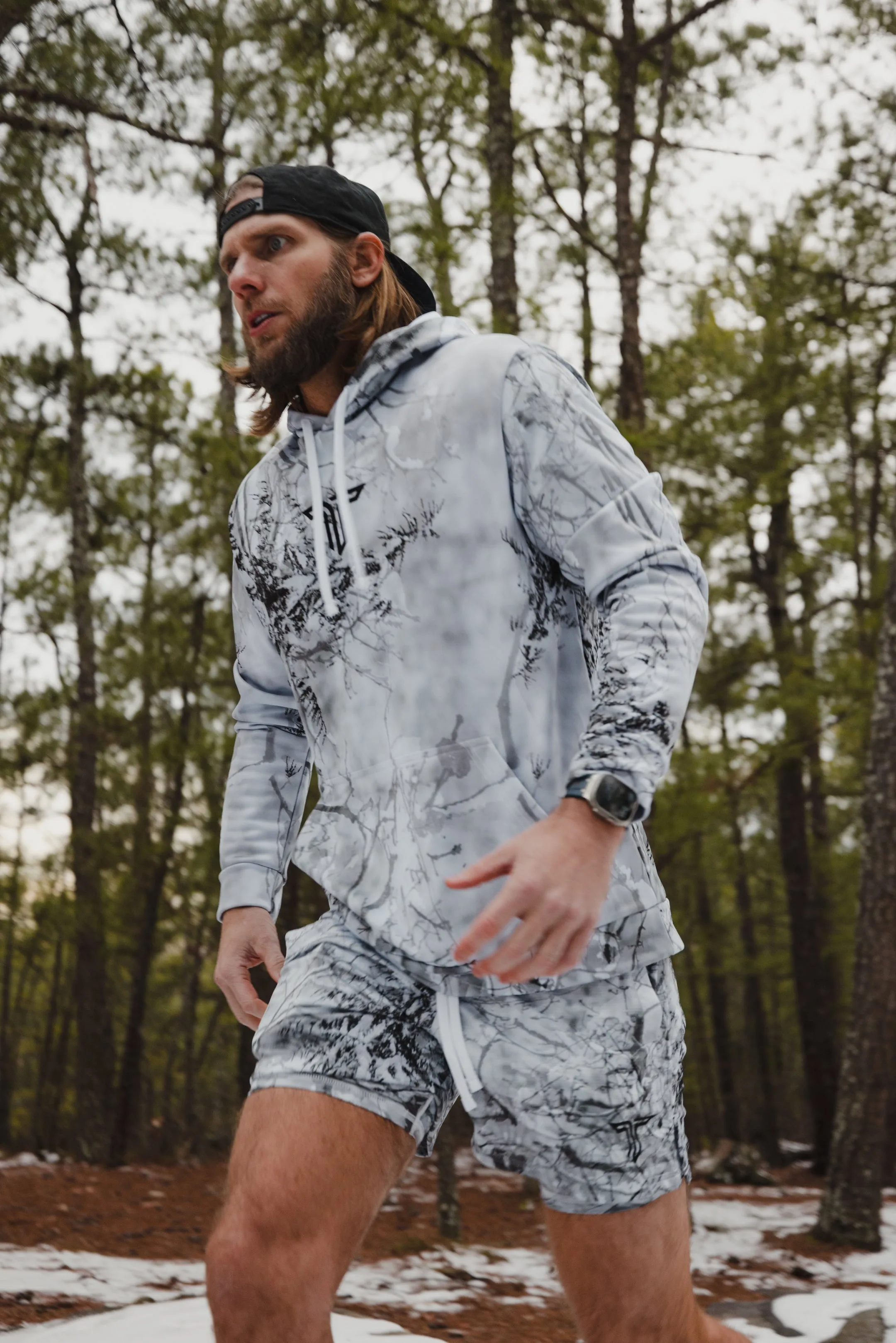Snow Hunter Training Kit (Performance Hoodie & Mesh Short Bundle)