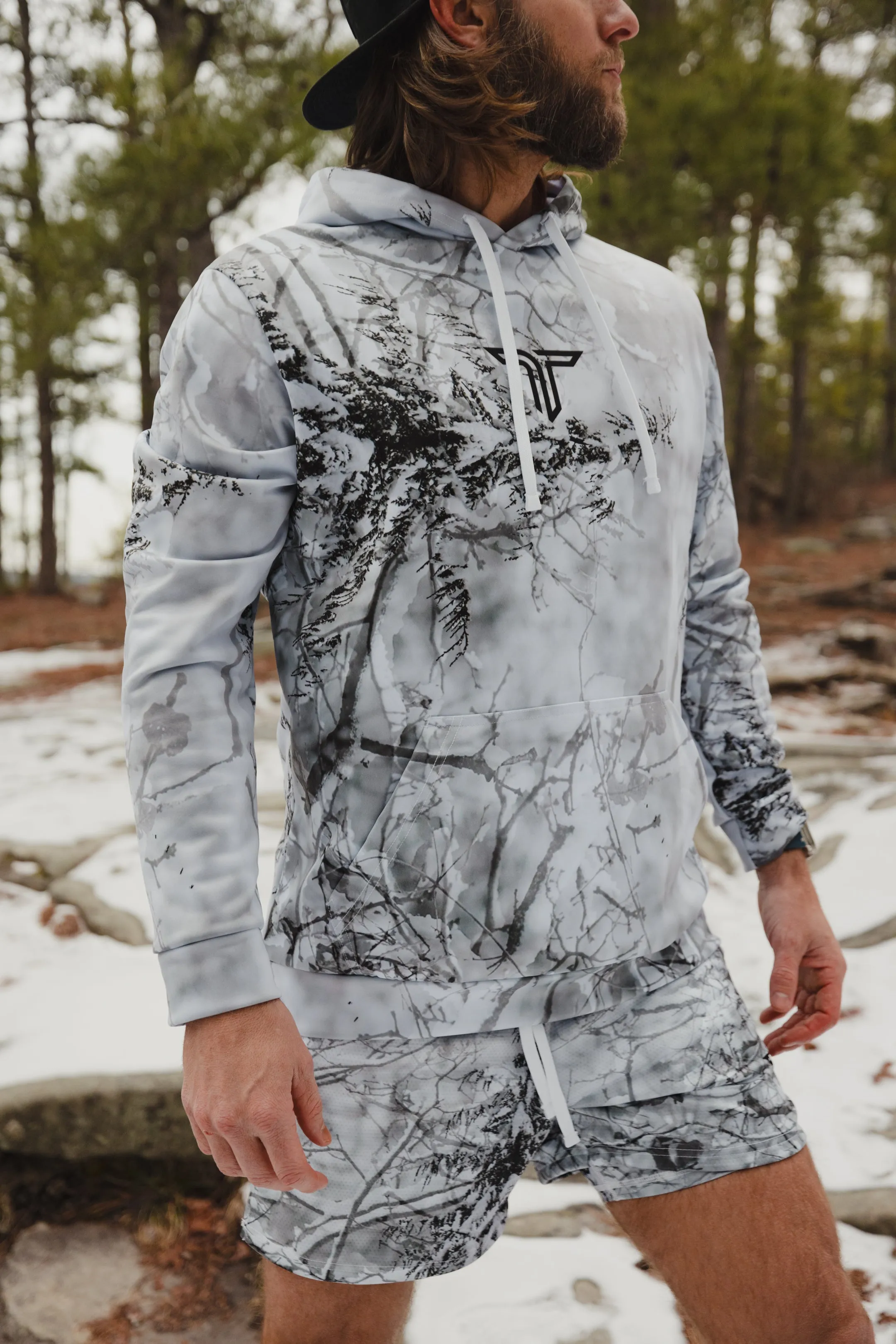 Snow Hunter Training Kit (Performance Hoodie & Mesh Short Bundle)