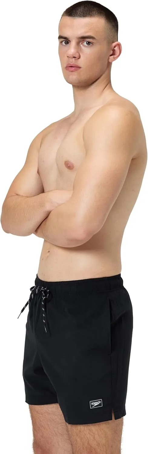 Speedo Men's Swim Trunk Mid Length Essentials Solid