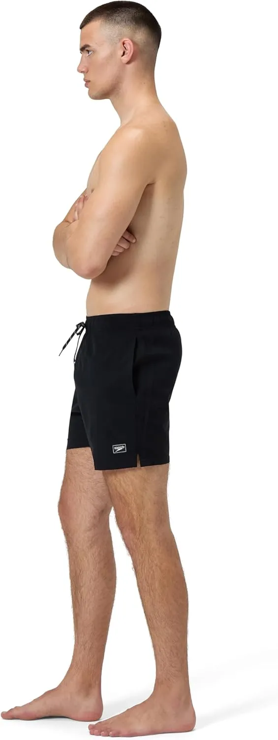 Speedo Men's Swim Trunk Mid Length Essentials Solid