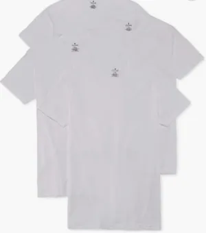Stafford 4-pk. Heavyweight V-Neck T-Shirts (XL) White
