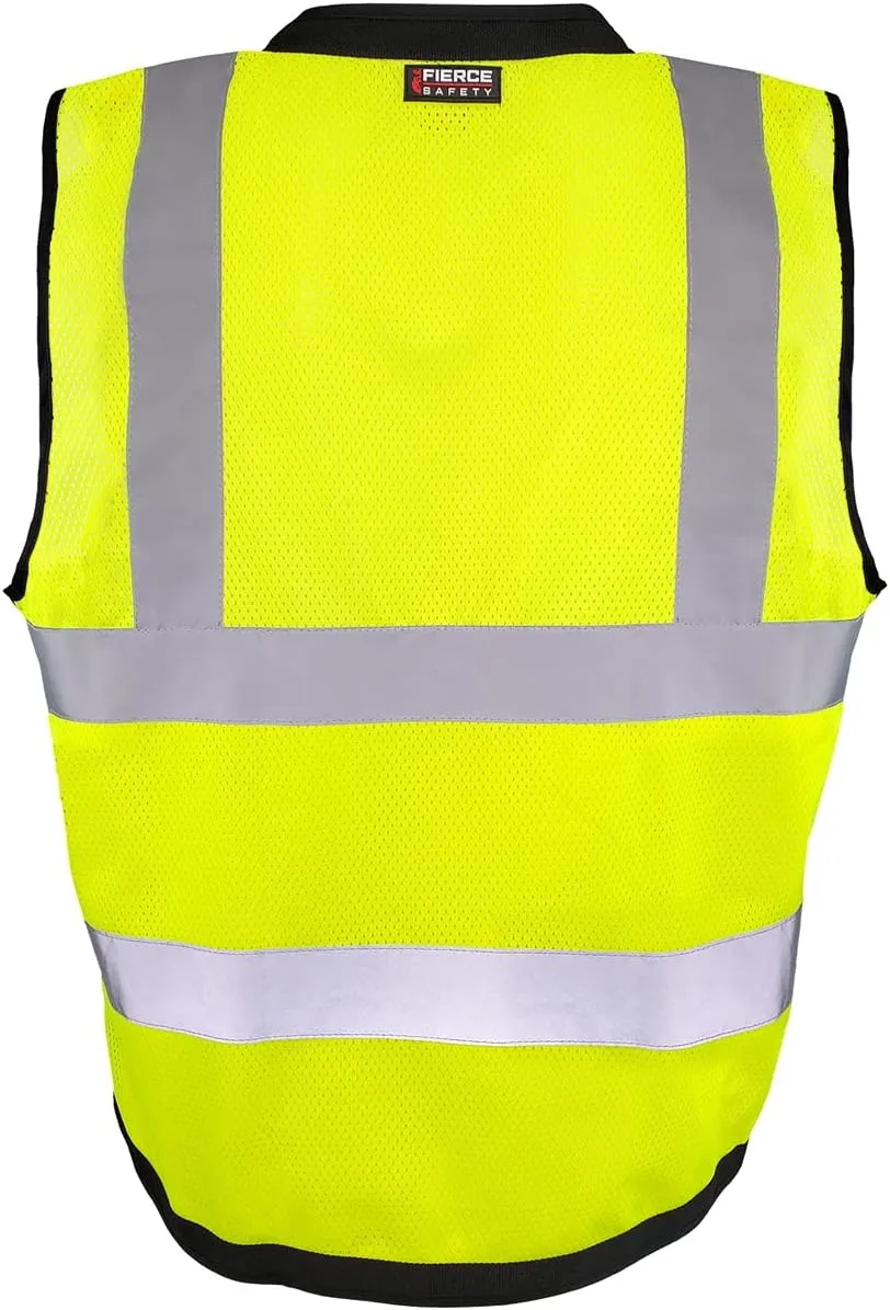 SU300G Surveyors Class 2 Green Reflective Vest with Tablet Pockets | Meets ANSI/ISEA Standards