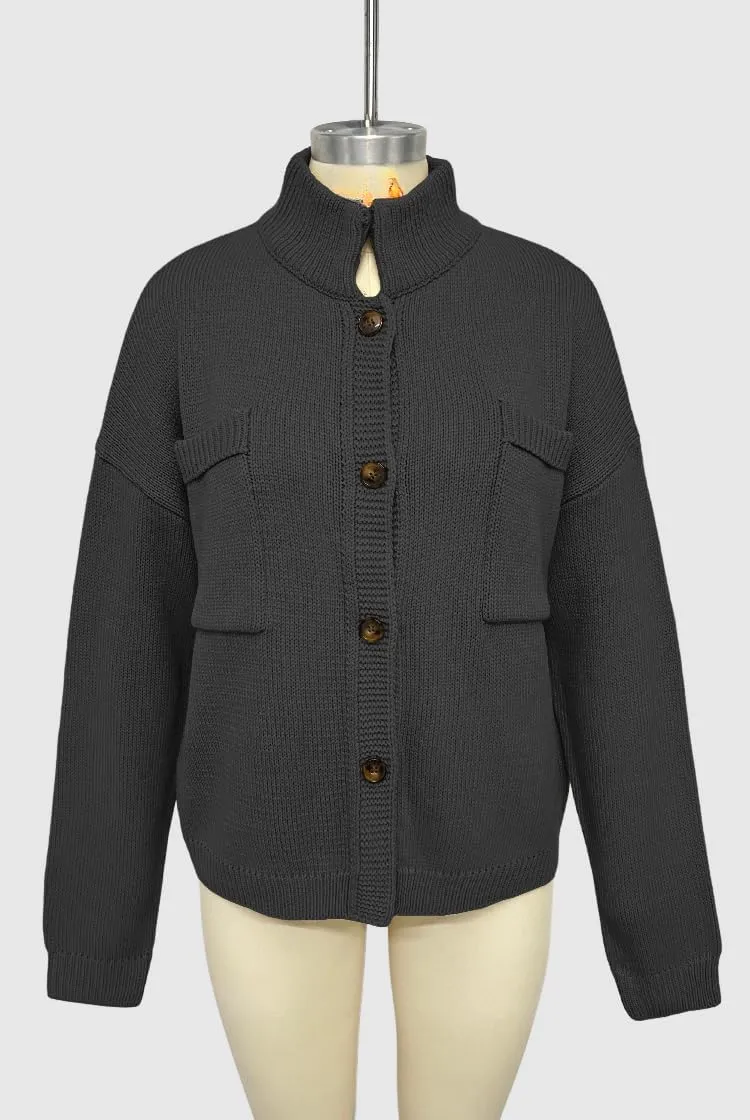 Sumleno Long Sleeve Cardigan Sweaters for Women Button Down Tops Vintage Grandpa Aesthetic Grunge Fall Winter Outfits