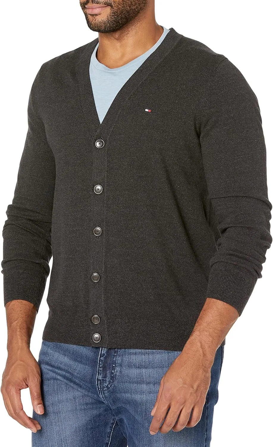 Tommy Hilfiger Men's Cotton Cardigan Sweater