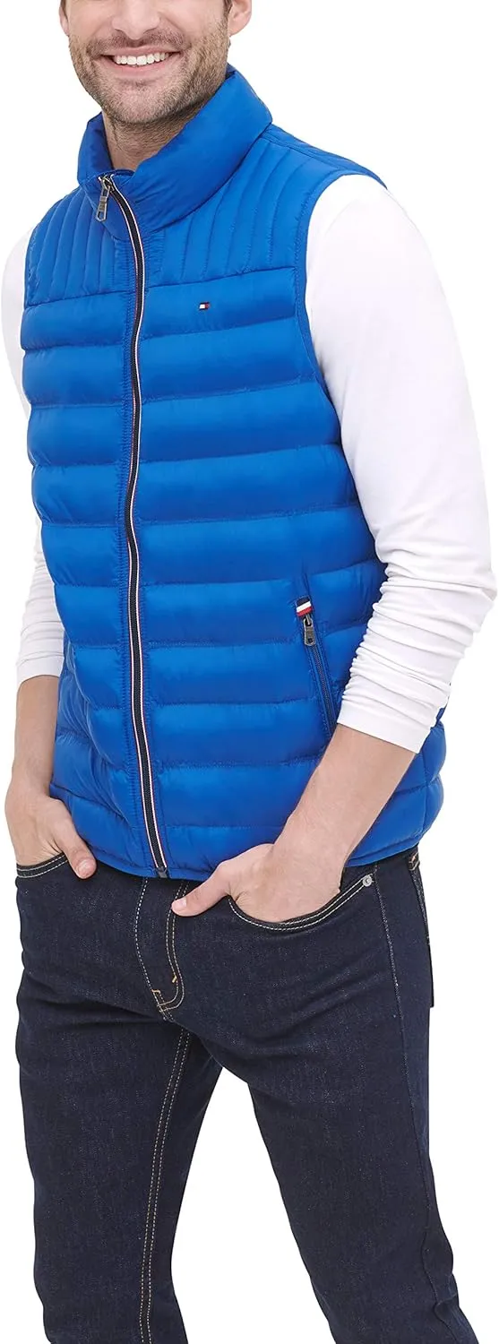 Tommy Hilfiger mens Lightweight Packable Puffer Vest Jacket (Standard and Big & Tall)
