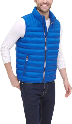 Tommy Hilfiger mens Lightweight Packable Puffer Vest Jacket (Standard and Big & Tall)