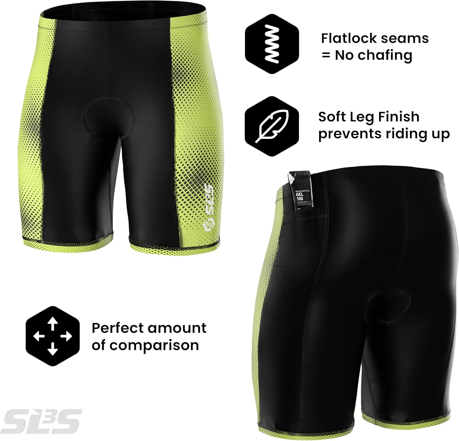 Triathlon Shorts Mens  Tri Shorts Mens  2 Pockets FRT  Designed by Athletes for Racing