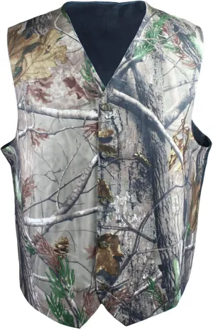 Vest For Men Camo Vest For Wedding Grooms Men's Hunting Sleeveless Camouflage Vest
