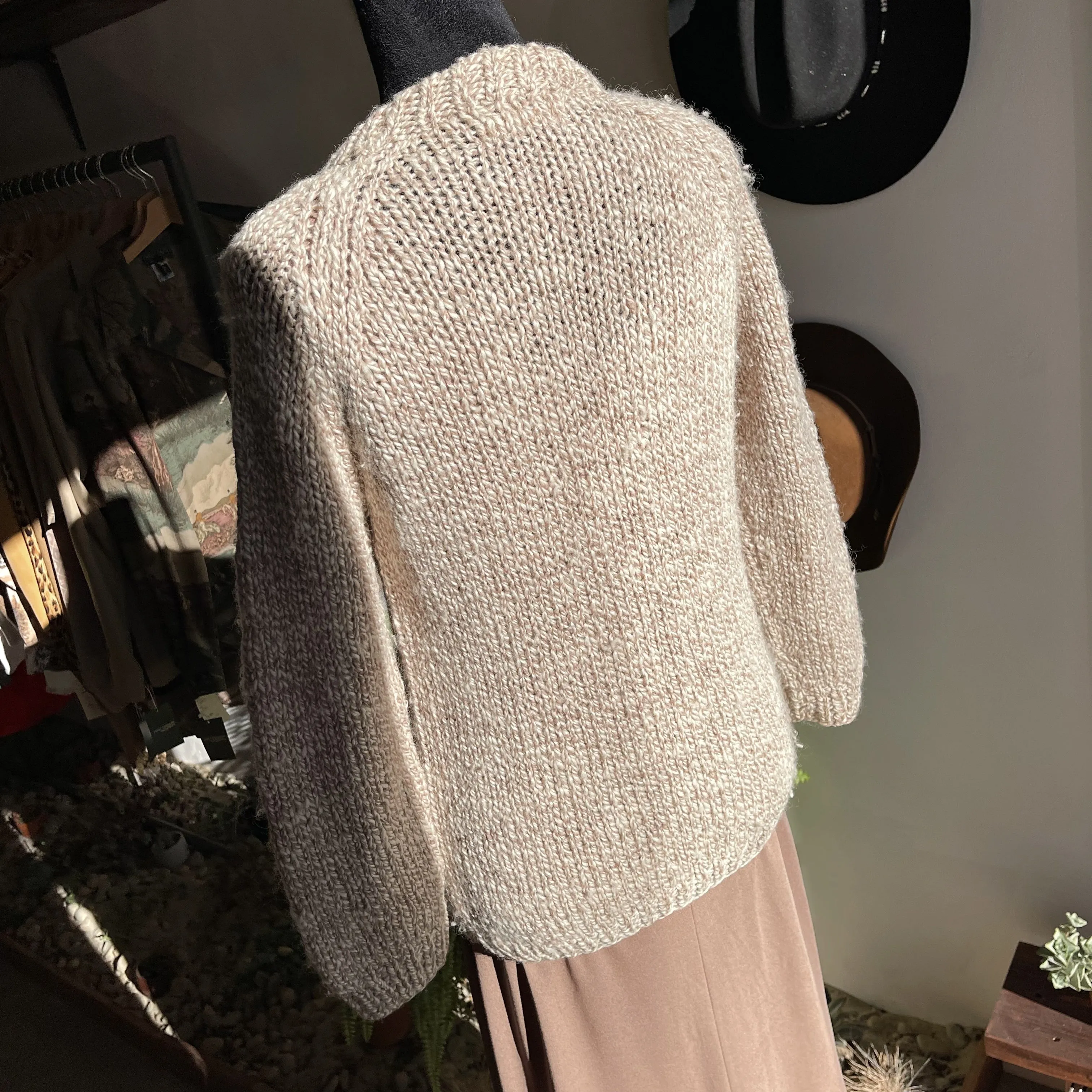 Vintage 60s Italian Chuncky Knit Sweater