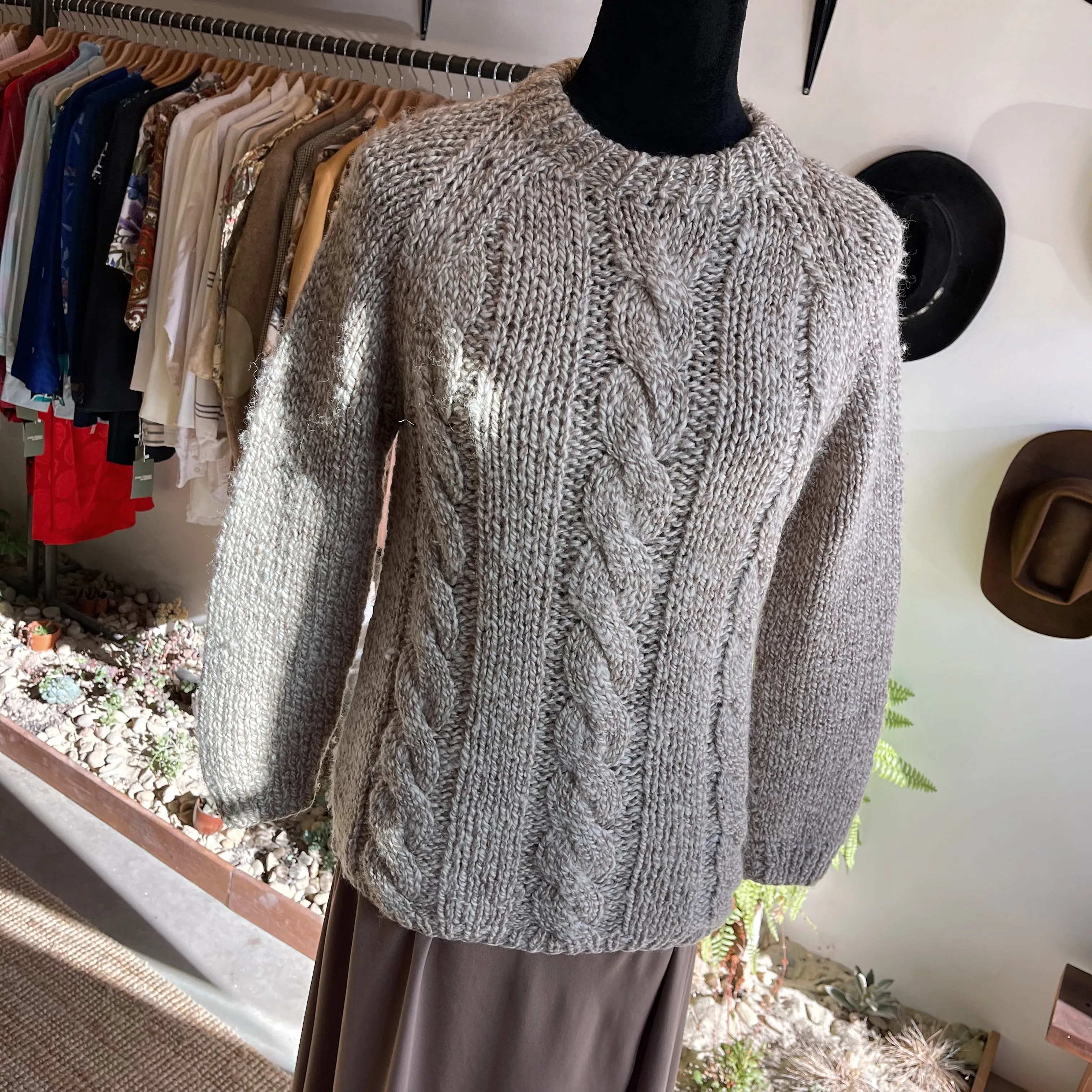 Vintage 60s Italian Chuncky Knit Sweater