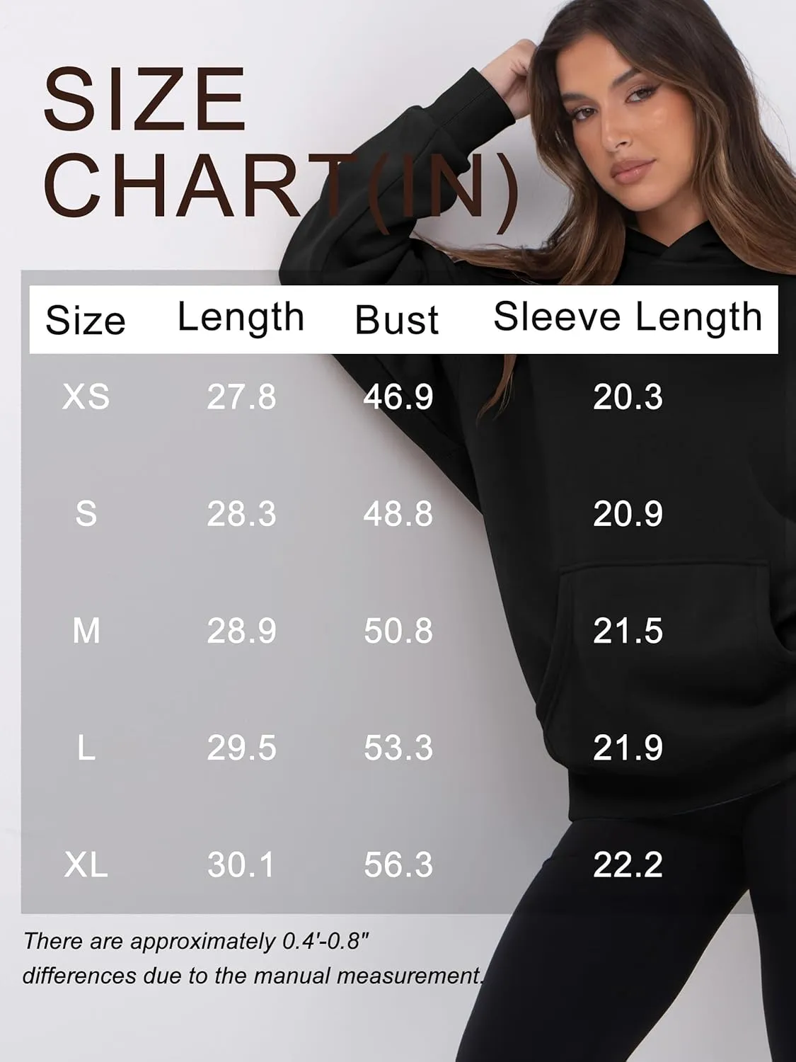 VIUTIL Womens Oversized Hoodies Fleece Loose Hooded Sweatshirt Fall Winter Outfits 2025 Trendy Clothes