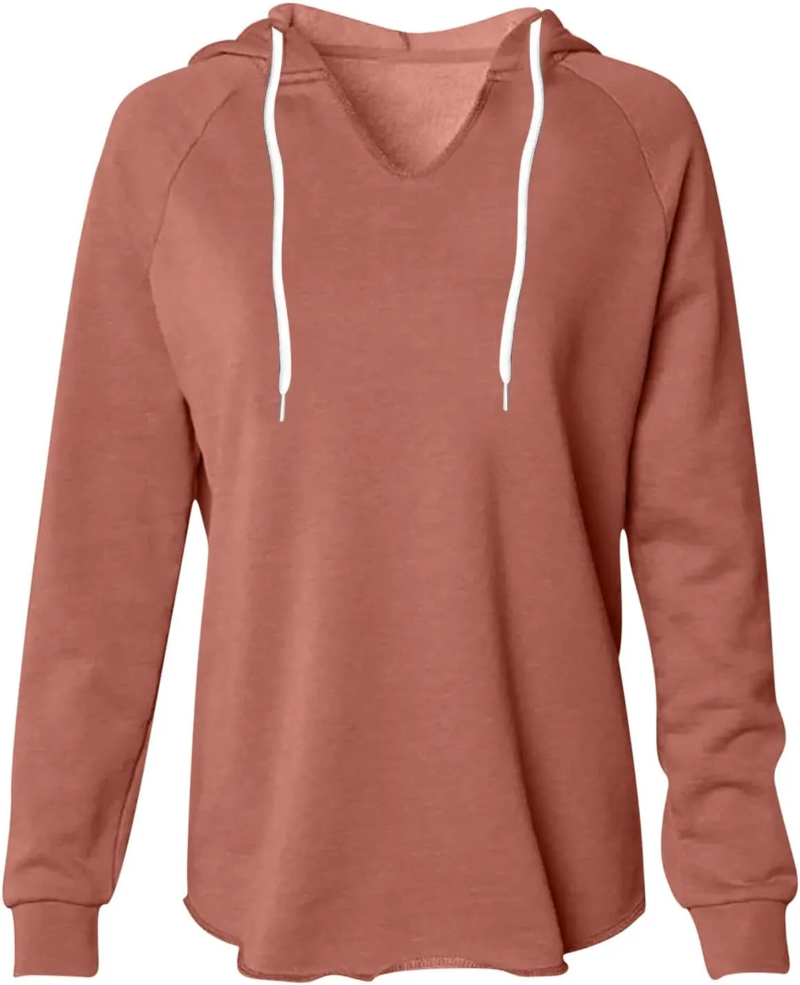 Women's Athletic Hoodies Winter Fall Long Sleeve v Neck Preppy Sweatshirts Solid Pullover Loose Blouses Hiking Outfit