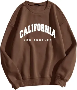 Women's Cute Hoodies Graphic Preppy Sweatshirts for Teen Girls Long Sleeve Pullovers Fall Outfits with Pockets