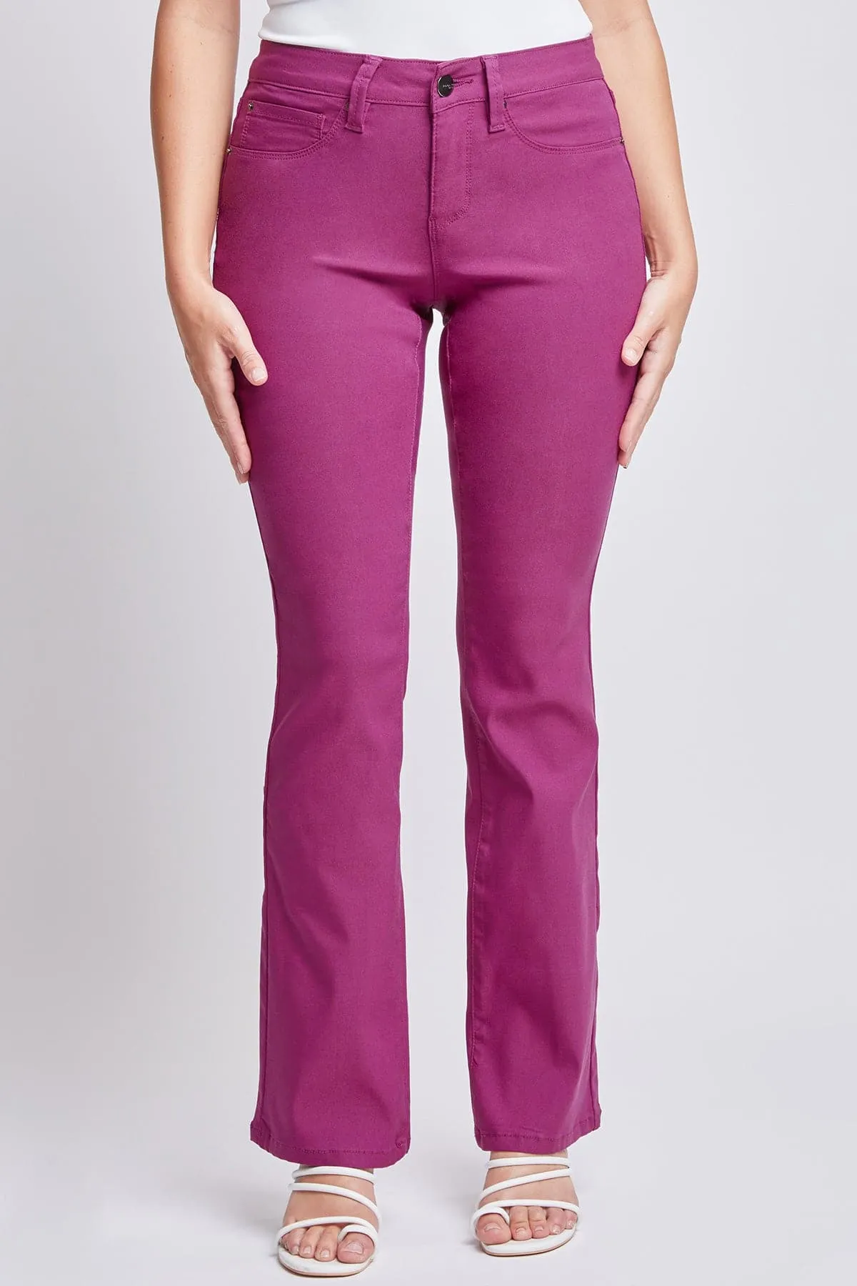 Women's Hyperstretch Bootcut Pants, Dark Ruby