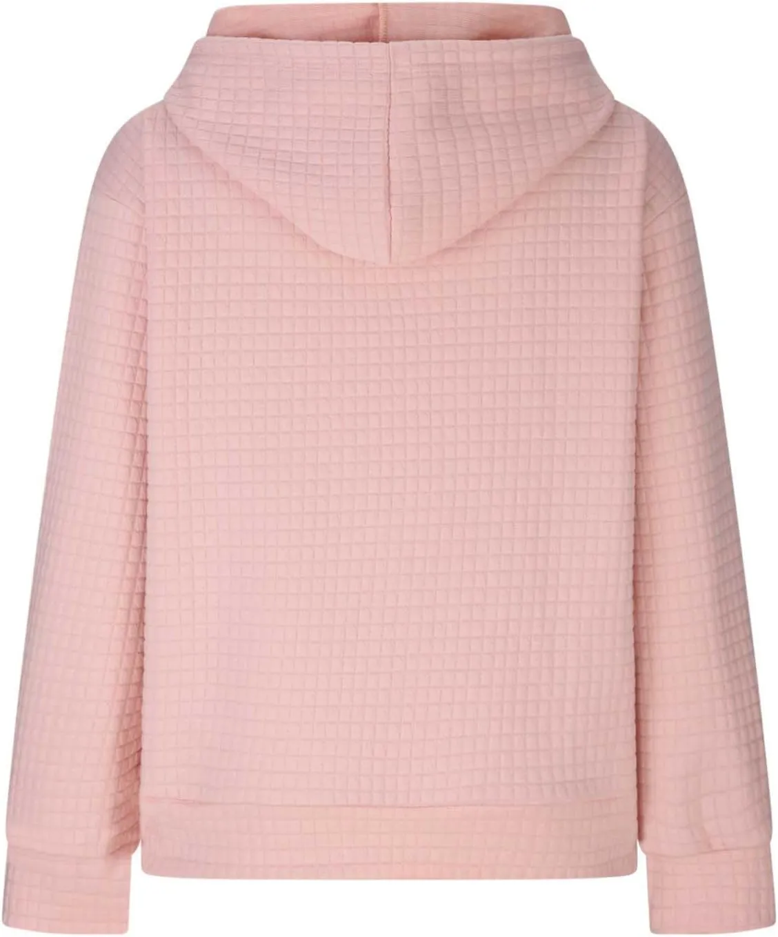 Womens Oversized Hooded Sweatshirts Lightweight Quilted Pullover Hoodies Long Sleeve Dressy Casual Top Fall Outfits