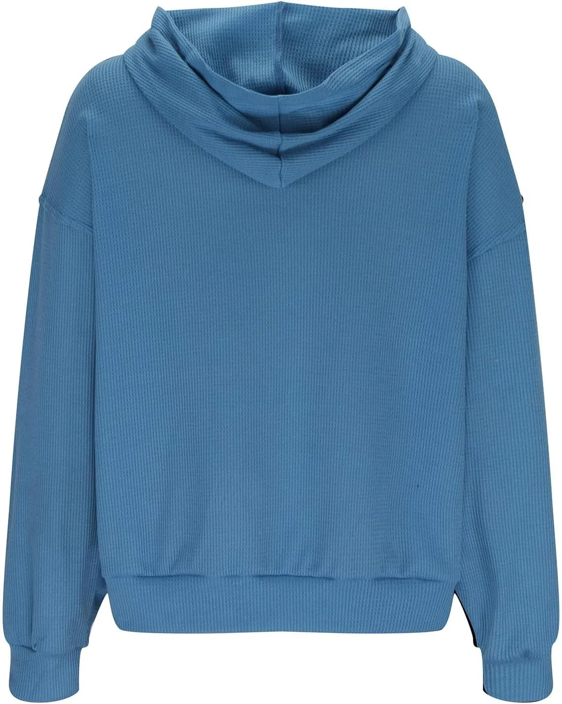 Womens Oversized Hoodies Fall Fashion 2023 Waffle Knit Long Sleeve Hooded Sweatshirt Casual Loose Pullover Sweaters