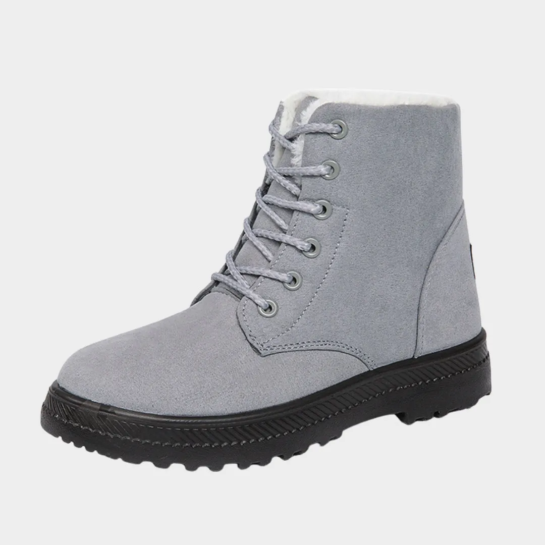 Womens Snow Plush Winter Boots - Flat Platform Keep-Warm Shoes, Fashionable and Comfortable, Yellow, Black, and More