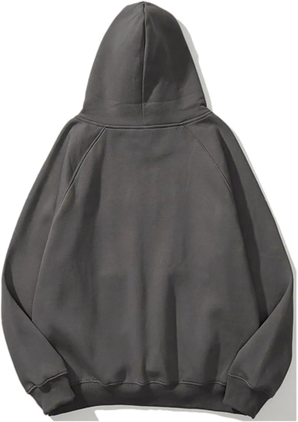 Womens Solid Basic Hoodies Fleece Hooded Sweatshirts Long Sleeve Shirts Pullover Fall Fashion Y2K Outfits Clothes Pocket